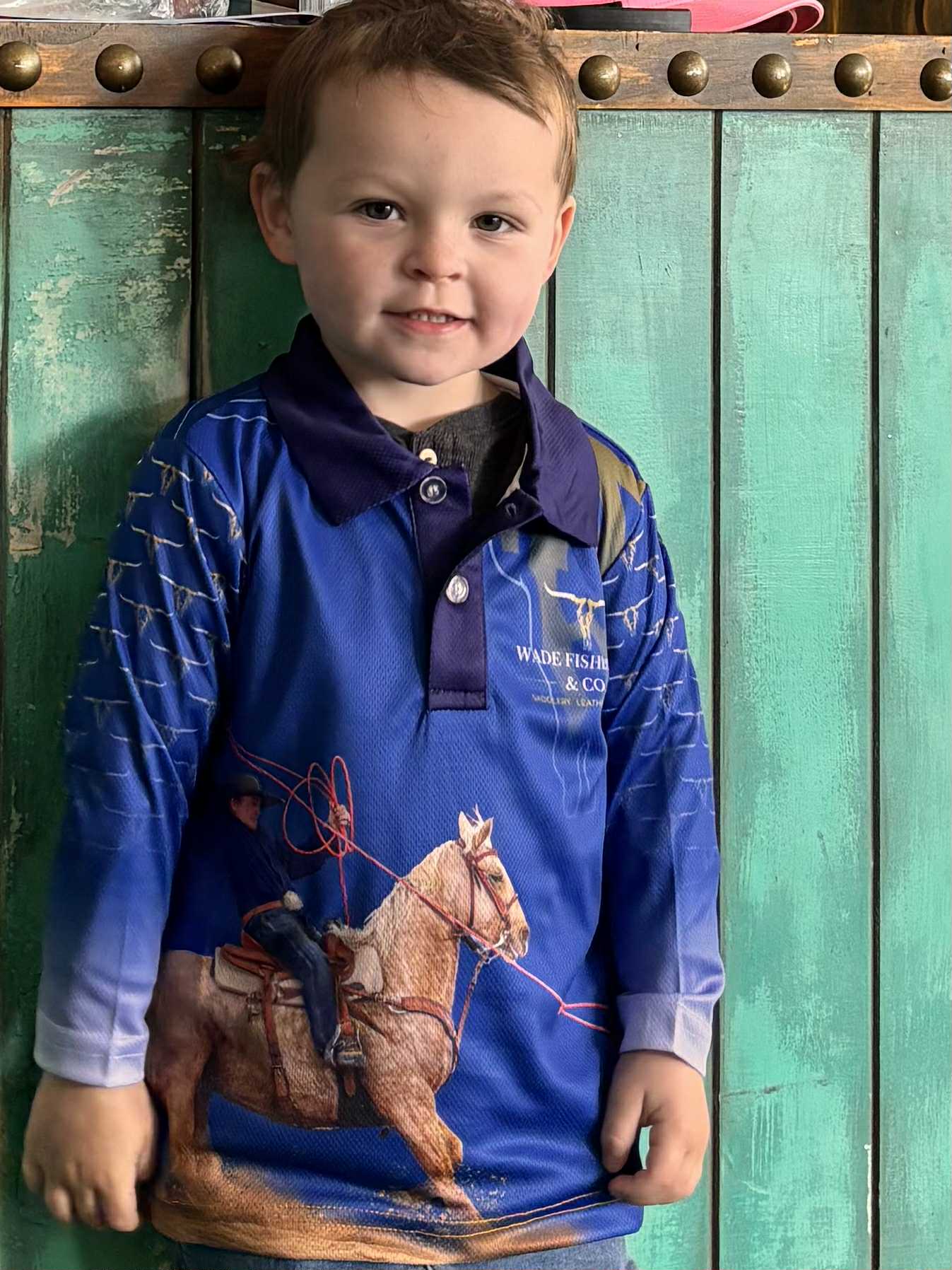 Legacy Fishing Shirt (Kids) - Wade Fishenden & Co